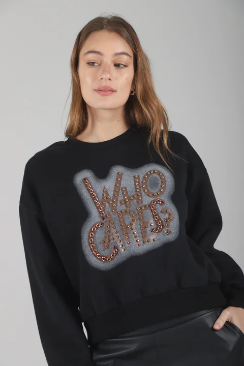 Buzo WHO CARES Gamuzado GUK70076