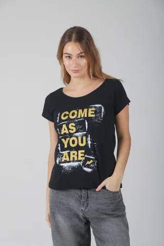 Remera COME AS YOU ARE Foil - Vista 3