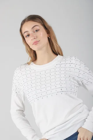 Sweater Karner Bremer c/ Piedras GUL650 - Vista 6