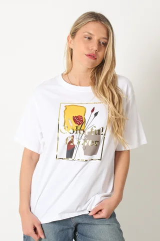 Remeron COLORFULL FLOWER C/ Lentejuelas GU997 - Vista 1