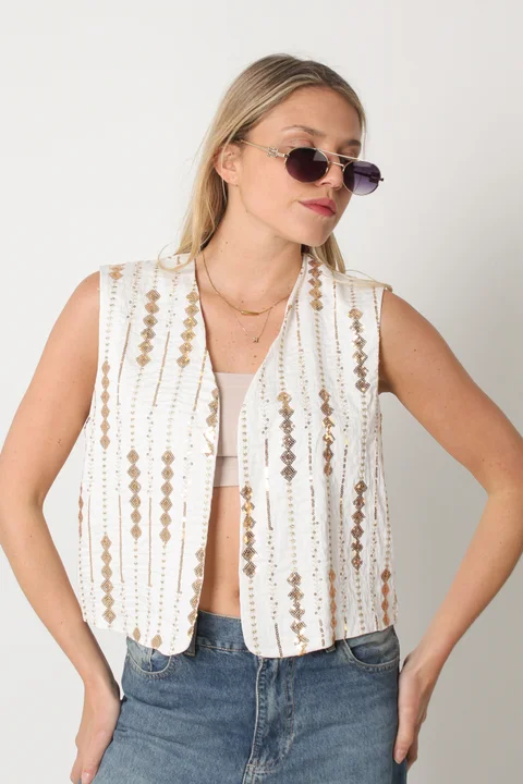 Chaleco INDIAN BORDADO  GU70096