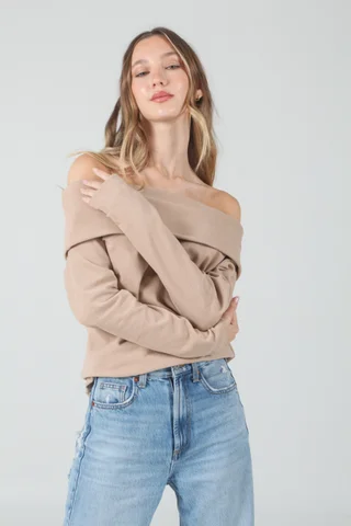 Buzo Lula Lanilla Morley  Hombro Descubierto - Vista 5