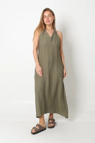 Vestido HAWAI Lino Espalda Cruzada GU248 - Vista 6