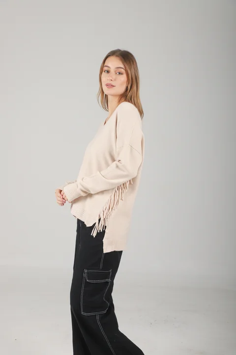 Sweater CHILL Amplio de Bremer c/ Flecos GUL680