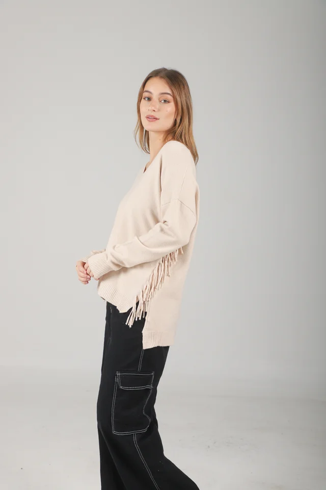 Sweater CHILL Amplio de Bremer c/ Flecos GUL680