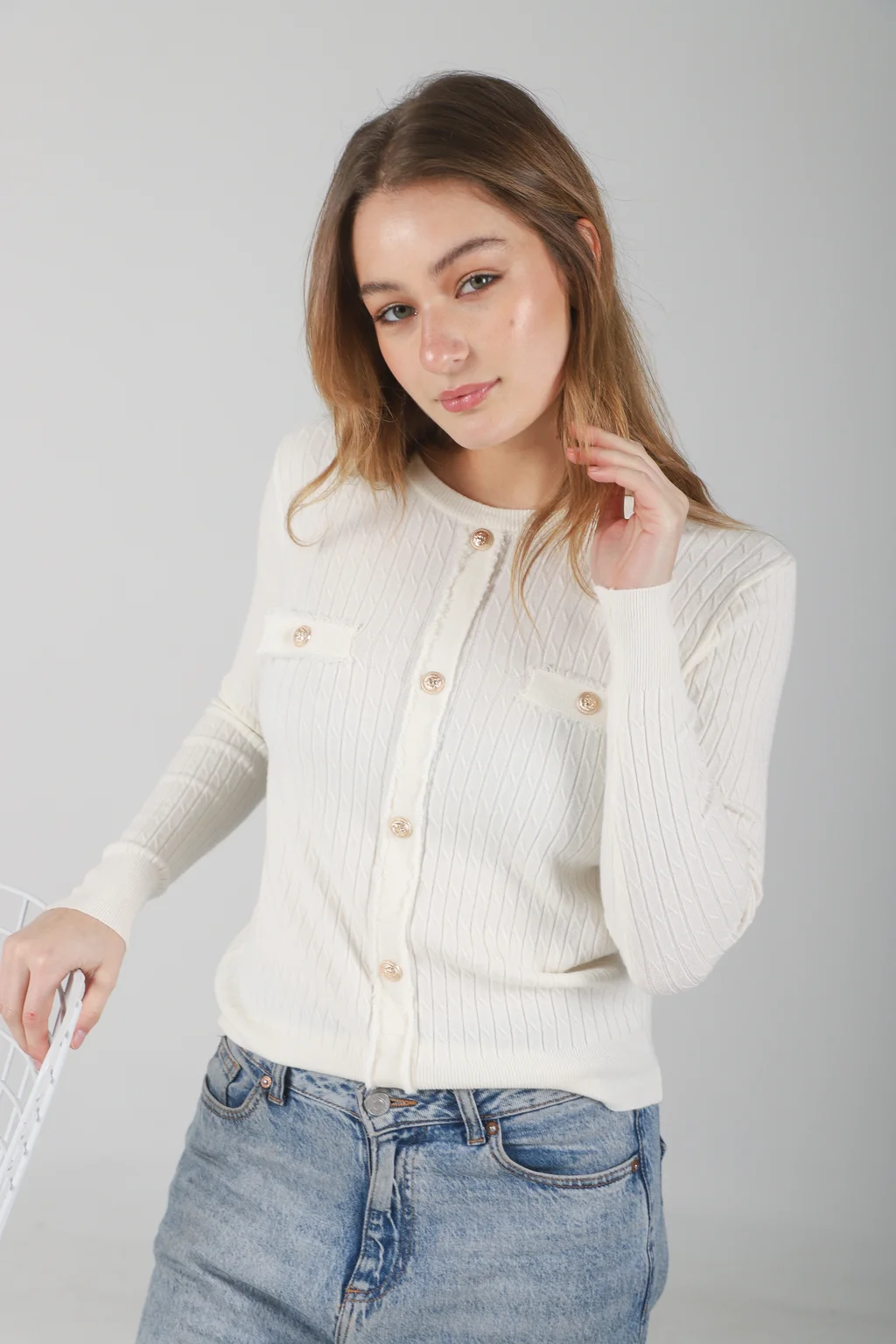 Sweater Saco Montecarlo Bremer con Botones GU37123