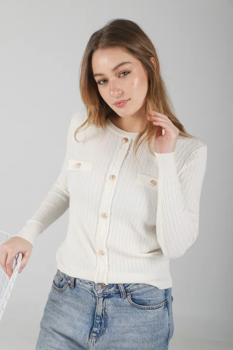 Sweater Saco Montecarlo Bremer con Botones GU37123