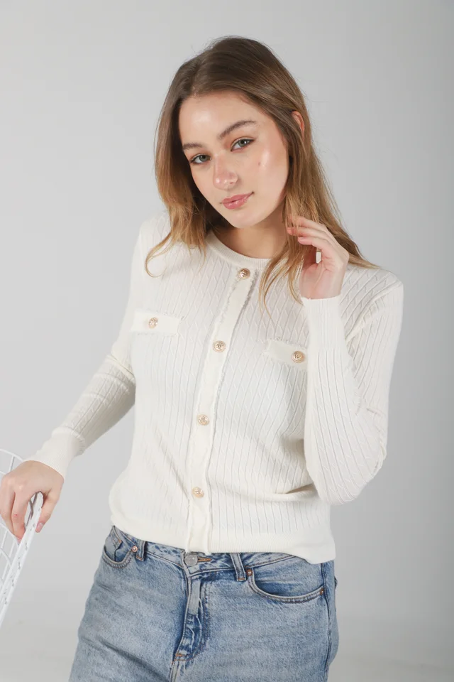 Sweater Saco Montecarlo Bremer con Botones GU37123