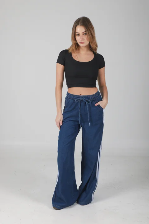 Pantalon de Jean Kotie c/ Dos Tiras y Bolsillos