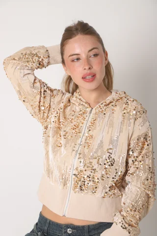 Camperita Lluvia Lentejuelas C/ Capucha GU70085 - Vista 1