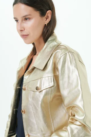 Chaqueta Visage Metalizada GUK4055 - Vista 3