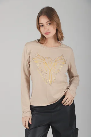 Remera Golden Eagle c/ strass GUK70057 - Vista 1