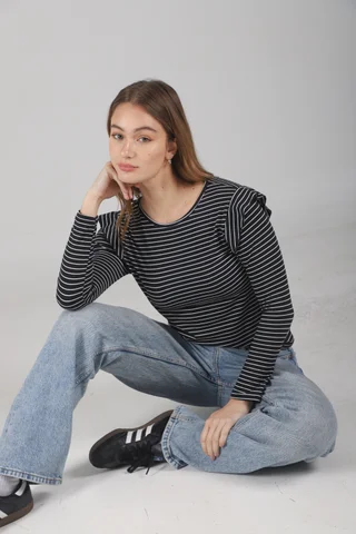 Remera Volados Modal Soft Rayada - Vista 3