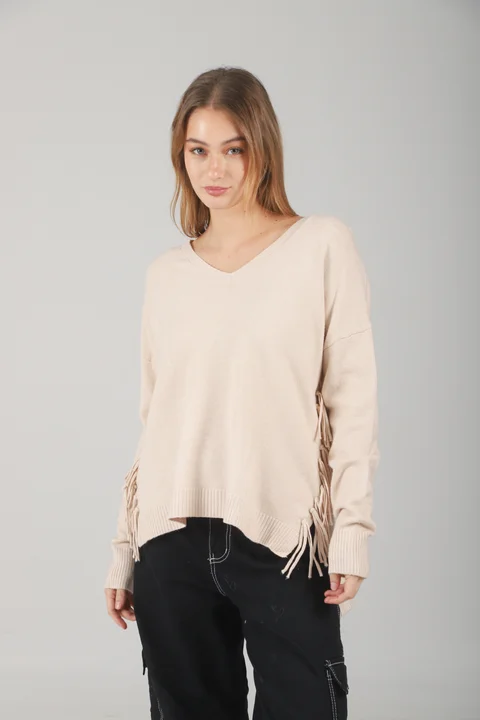 Sweater CHILL Amplio de Bremer c/ Flecos GUL680
