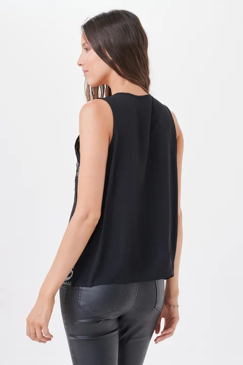 Calza Pantalon Bengalina Elastizada con Tachas GU4079
