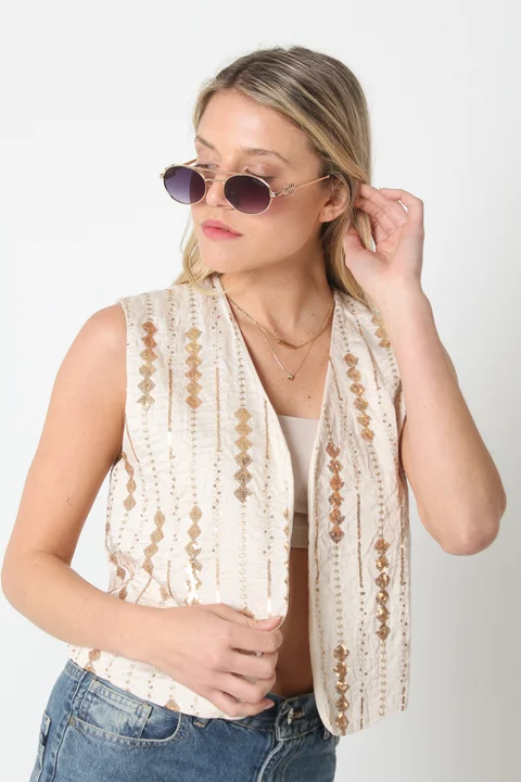 Chaleco INDIAN BORDADO  GU70096