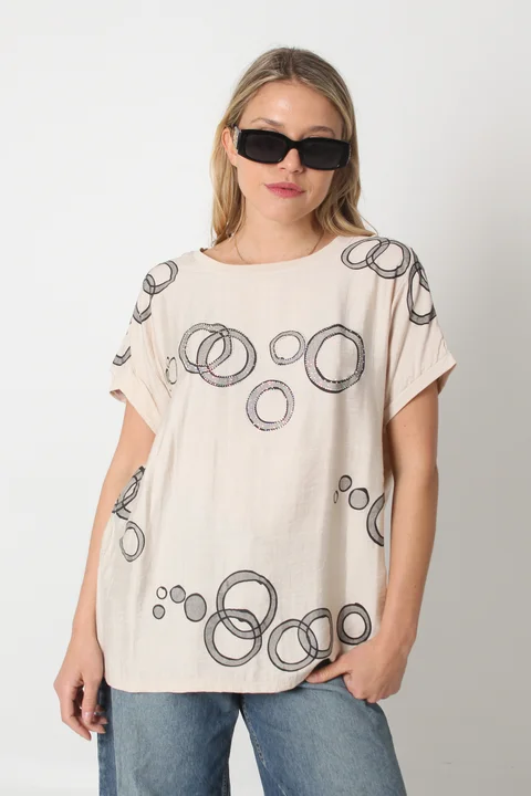 Camisola Circle Lino GUD999