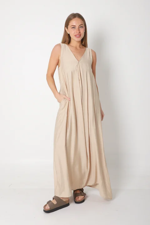 Vestido PUGLIA LINO C/ Bolsillos GU247