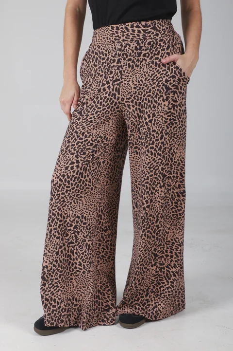 Pantalon Kavanah Modal Print c/ Bolsillos