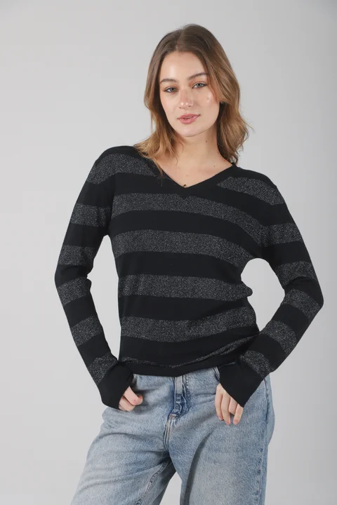 Sweater Regina Bremer Lurex Classic GUL629