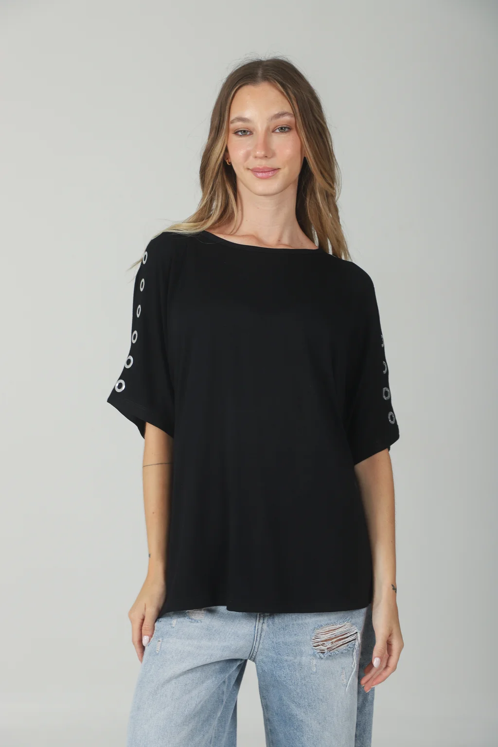 Remeron Bolt Creppe con Ojalillos