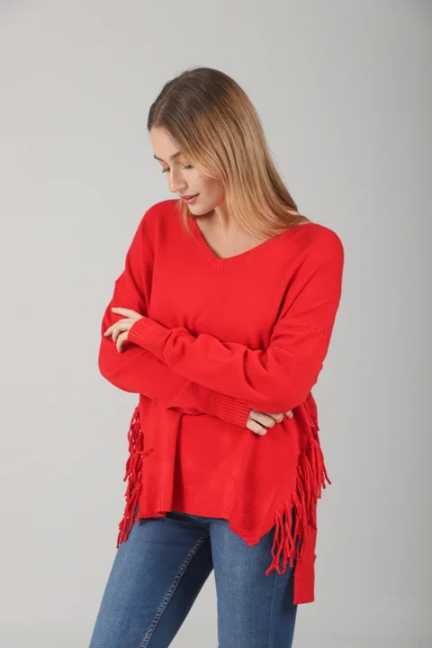 Sweater CHILL Amplio de Bremer c/ Flecos GUL680