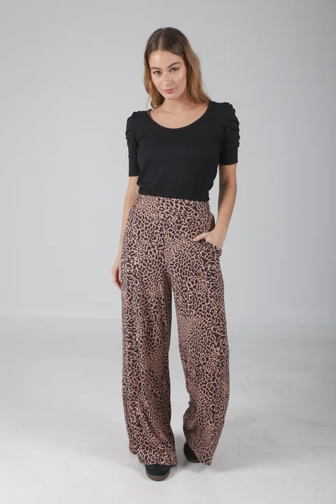 Pantalon Kavanah Modal Print c/ Bolsillos