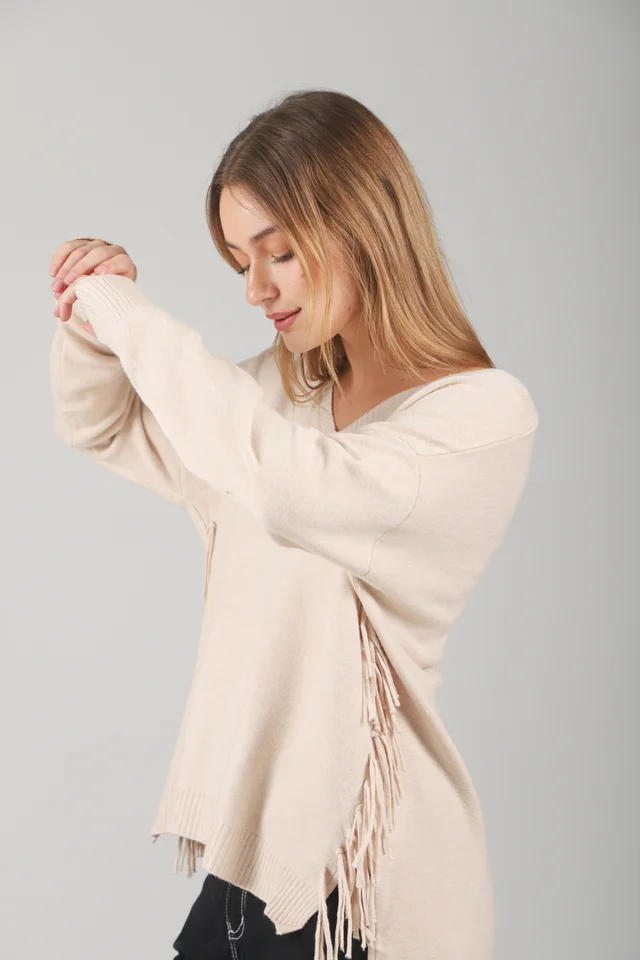 Sweater CHILL Amplio de Bremer c/ Flecos GUL680