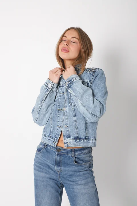 Campera JEAN VERSALLES C/ Piedras C12_1