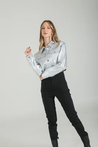 Chaqueta Visage Metalizada GUK4055 - Vista 4