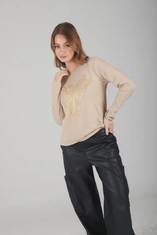 Remera Golden Eagle c/ strass GUK70057 - Vista 2