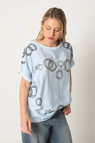 Camisola Circle Lino GUD999 - Vista 6