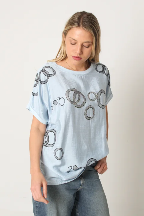Camisola Circle Lino GUD999