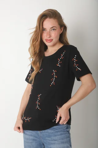 Remera KAITI C/ Piedras Colores GUK70071 - Vista 1