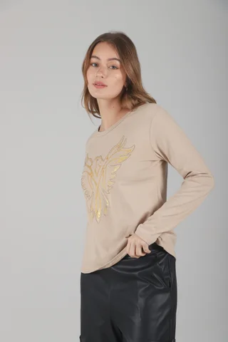 Remera Golden Eagle c/ strass GUK70057 - Vista 3