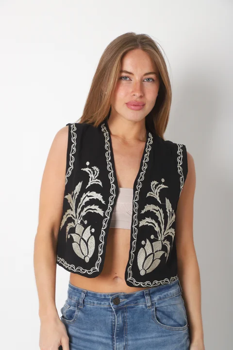 Chaleco Davinci Bordado GUK70010