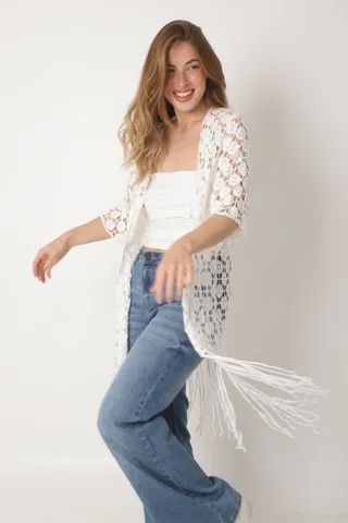 Kimono Crochet Laos Classic GU5057 - Vista 6