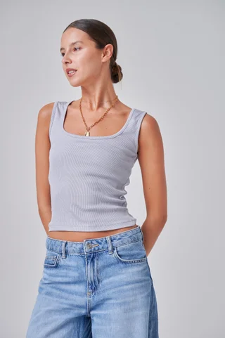 Musculosa Vivi Morley con Lurex - Vista 3