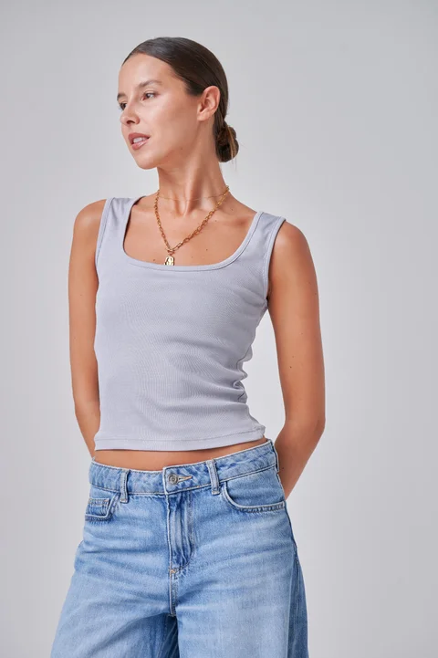 Musculosa Vivi Morley con Lurex