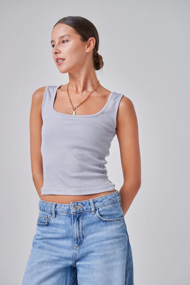 Musculosa Vivi Morley con Lurex