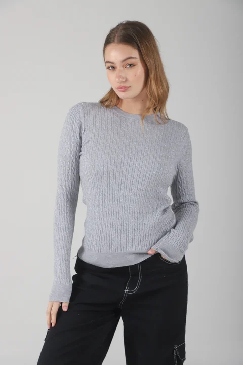Sweater Kalu Trenzado Lurex GUL656