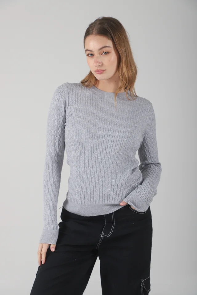 Sweater Kalu Trenzado Lurex GUL656