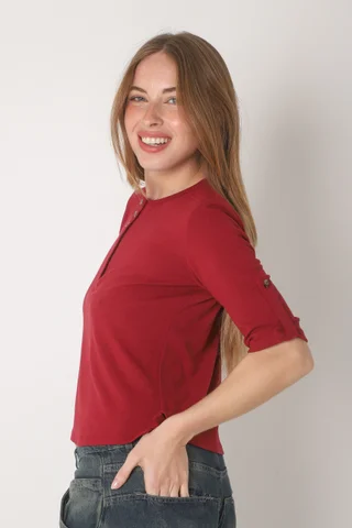 Remera AMANDA Abotonada - Vista 5