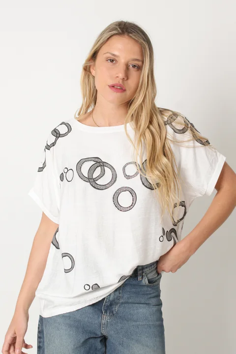 Camisola Circle Lino GUD999