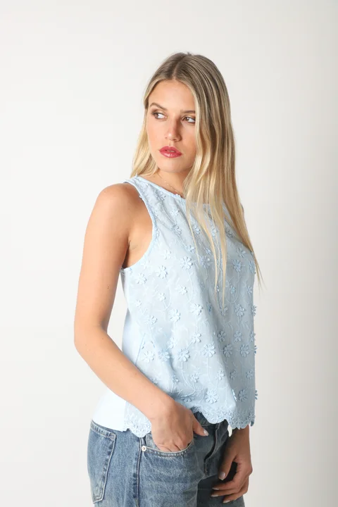 Musculosa CATTANIA  Bordada GU5157