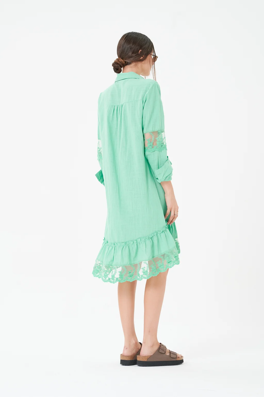 Vestido CANBERRA Lino con Tull Colours GUK4004
