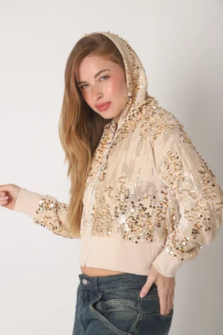 Camperita Lluvia Lentejuelas C/ Capucha GU70085 - Vista 2