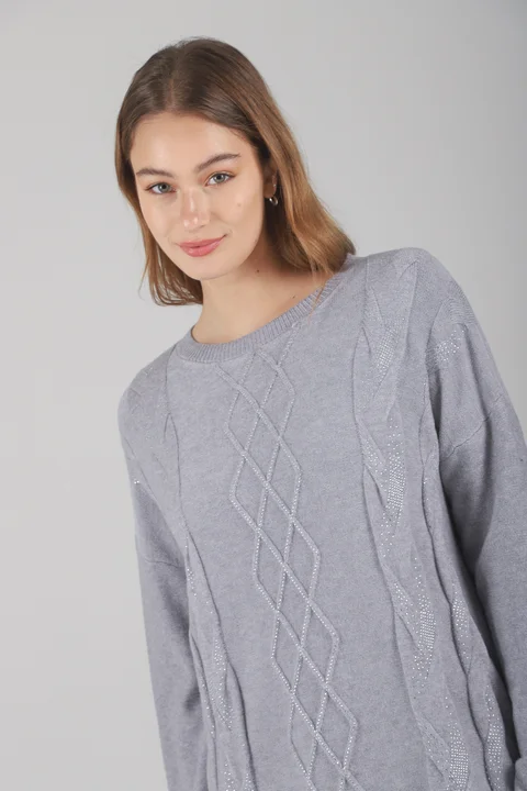 Sweater NIZA Bremer c/ Strass GUL668