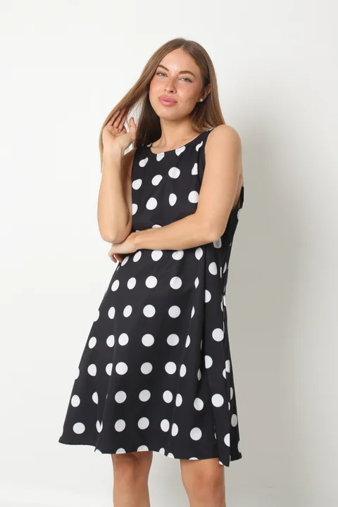 Vestido Menorca Lunares c/ Bolsillos GU251