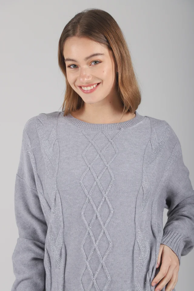 Sweater NIZA Bremer c/ Strass GUL668